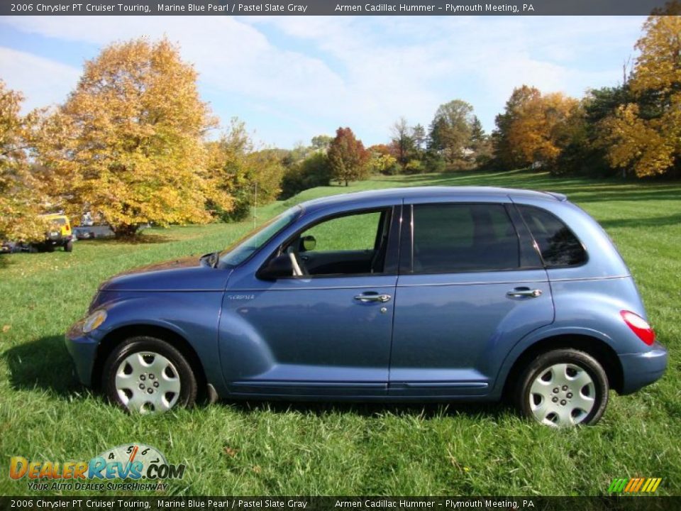 2006 Chrysler PT Cruiser Touring Marine Blue Pearl / Pastel Slate Gray Photo #11