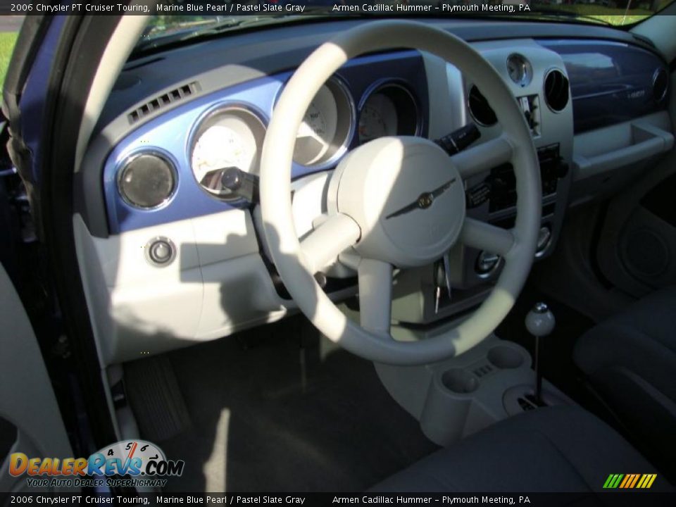 2006 Chrysler PT Cruiser Touring Marine Blue Pearl / Pastel Slate Gray Photo #12