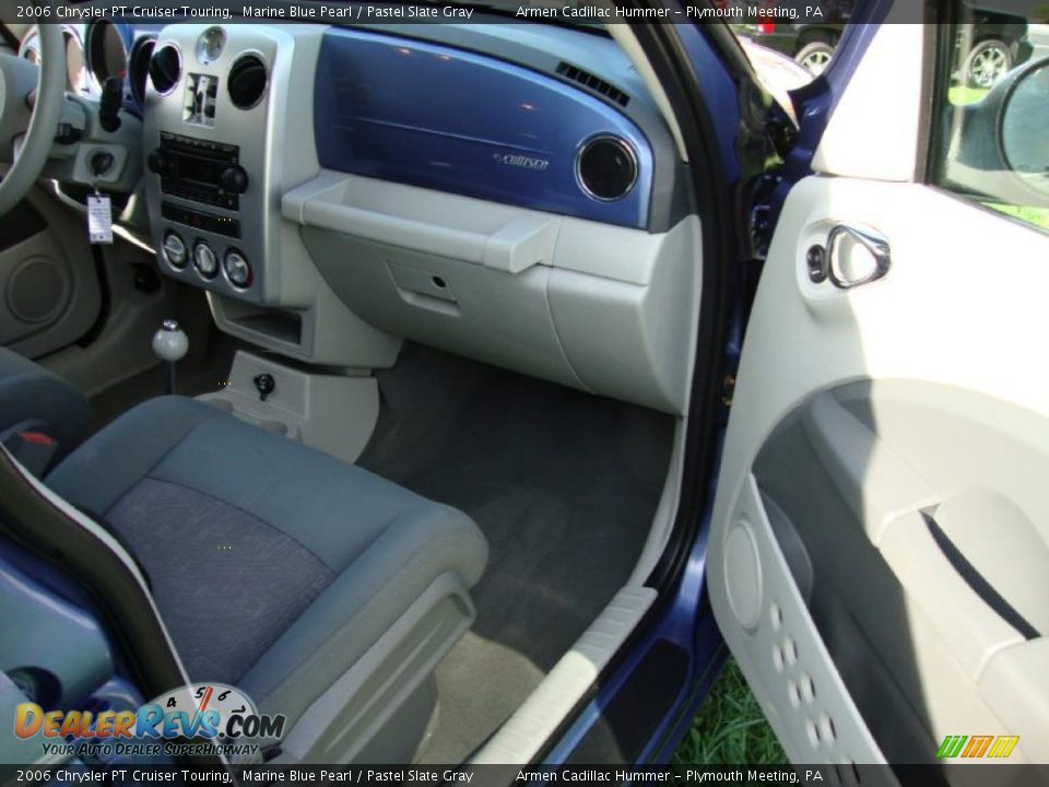 2006 Chrysler PT Cruiser Touring Marine Blue Pearl / Pastel Slate Gray Photo #17