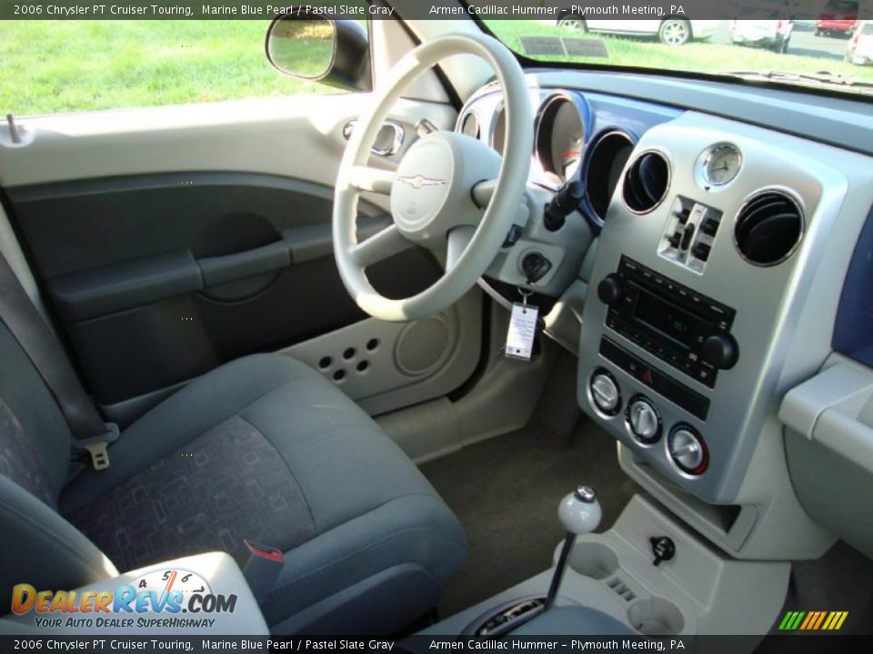 2006 Chrysler PT Cruiser Touring Marine Blue Pearl / Pastel Slate Gray Photo #18