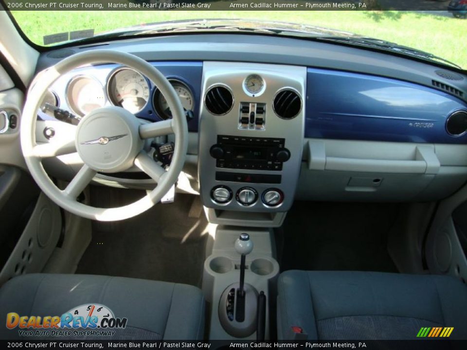 2006 Chrysler PT Cruiser Touring Marine Blue Pearl / Pastel Slate Gray Photo #24