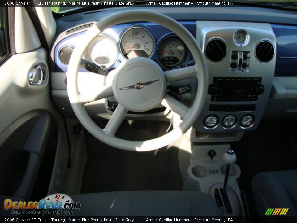 2006 Chrysler PT Cruiser Touring Marine Blue Pearl / Pastel Slate Gray Photo #25