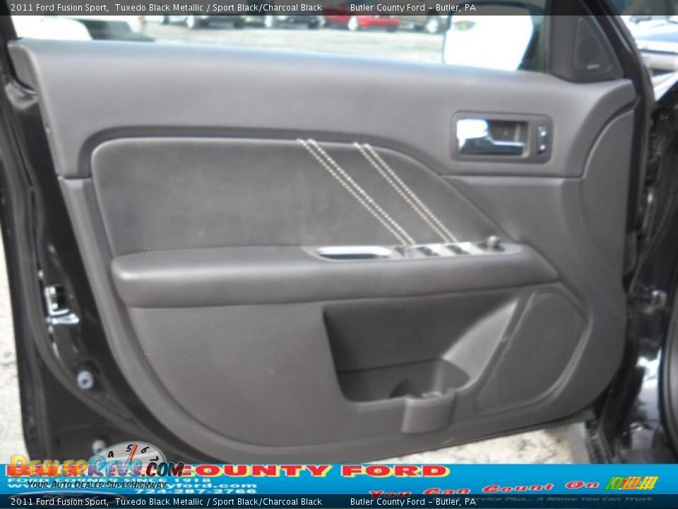 2011 Ford Fusion Sport Tuxedo Black Metallic / Sport Black/Charcoal Black Photo #6