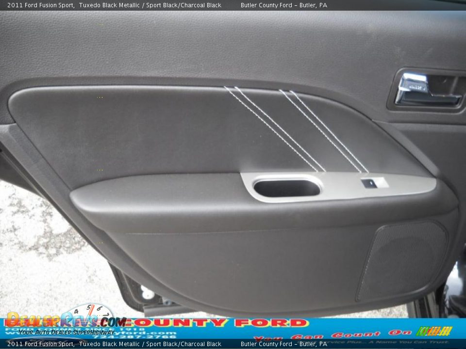 2011 Ford Fusion Sport Tuxedo Black Metallic / Sport Black/Charcoal Black Photo #10