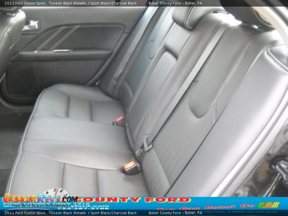 2011 Ford Fusion Sport Tuxedo Black Metallic / Sport Black/Charcoal Black Photo #11