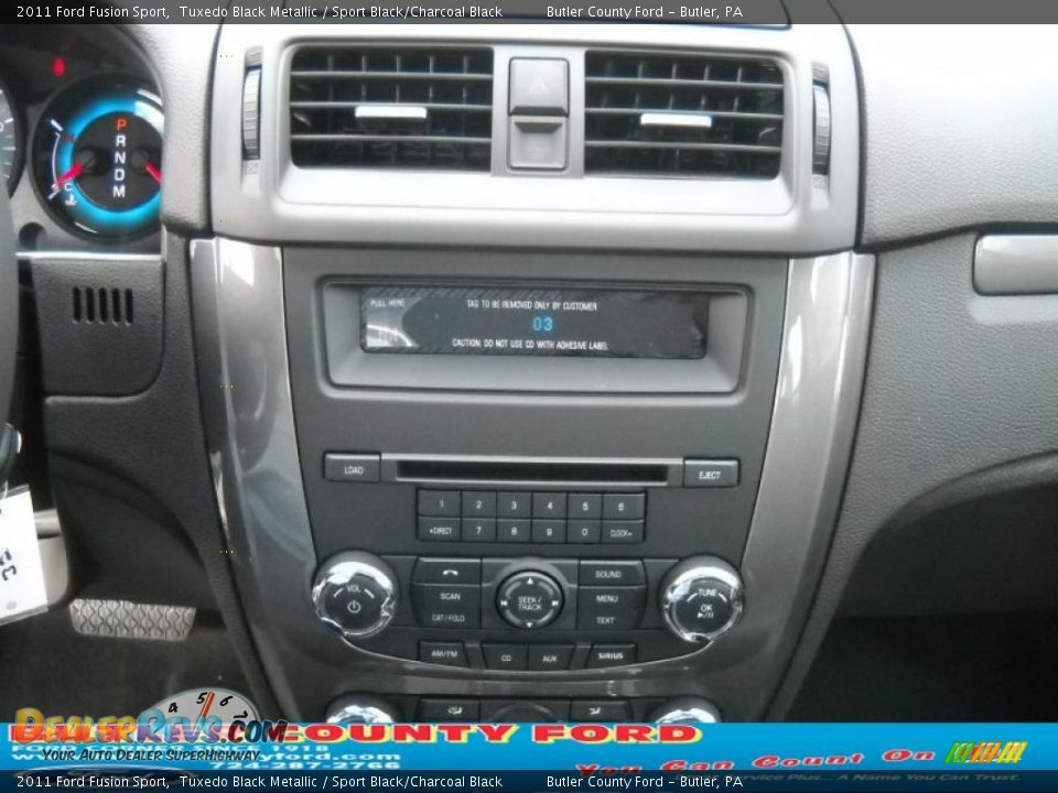2011 Ford Fusion Sport Tuxedo Black Metallic / Sport Black/Charcoal Black Photo #22