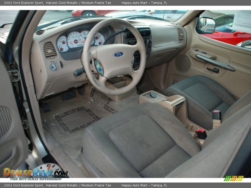 Medium Prairie Tan Interior - 2001 Ford Explorer Sport Photo #9