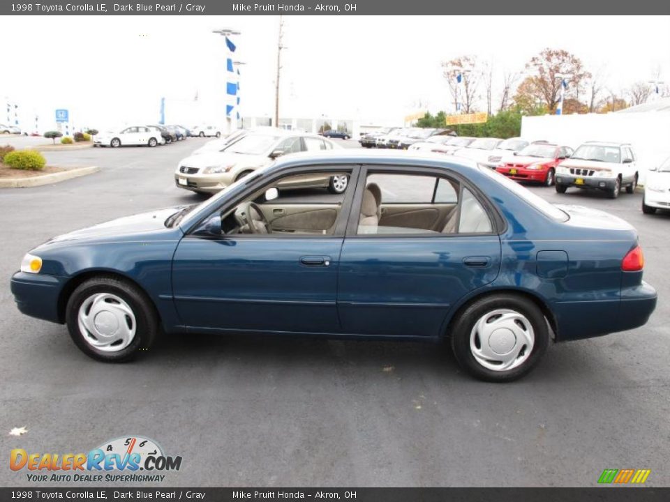 1998 Toyota Corolla LE Dark Blue Pearl / Gray Photo #1