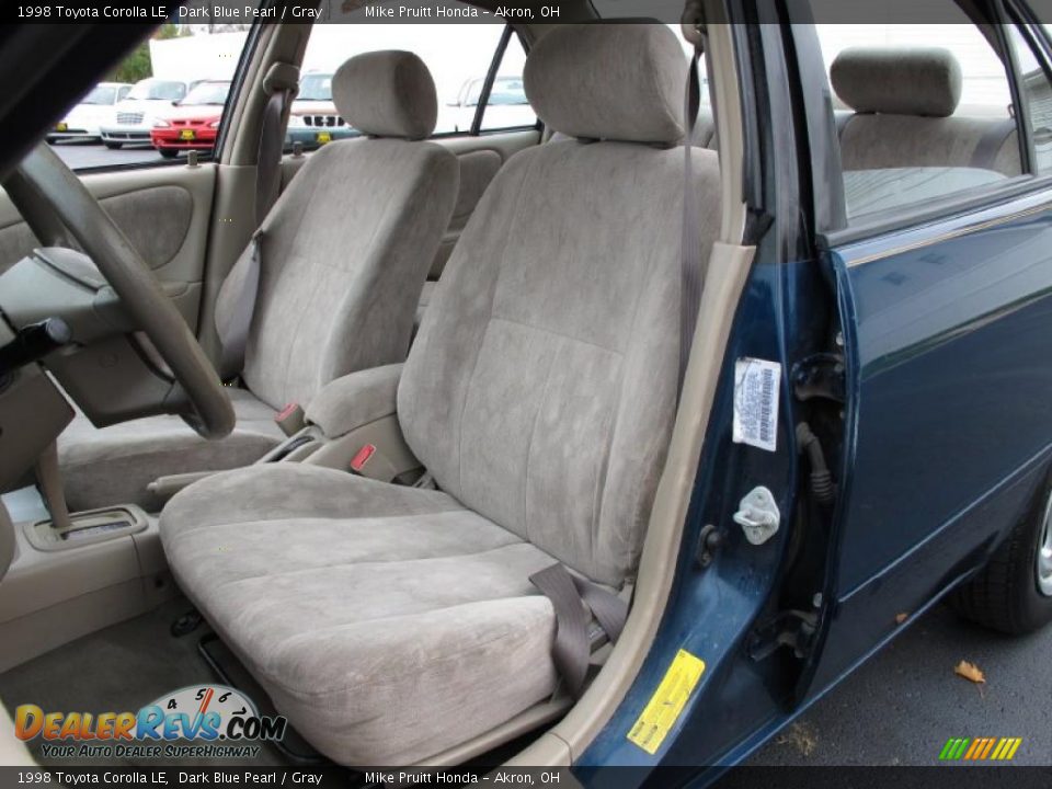 1998 Toyota Corolla LE Dark Blue Pearl / Gray Photo #11