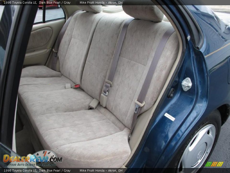 1998 Toyota Corolla LE Dark Blue Pearl / Gray Photo #12