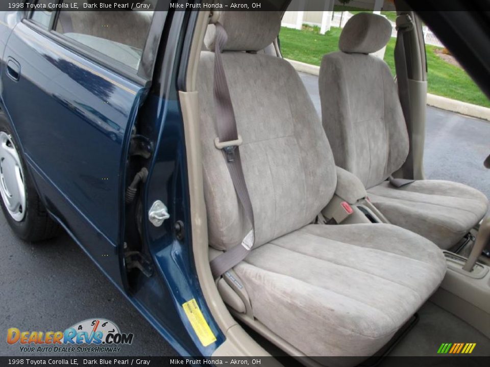 1998 Toyota Corolla LE Dark Blue Pearl / Gray Photo #14