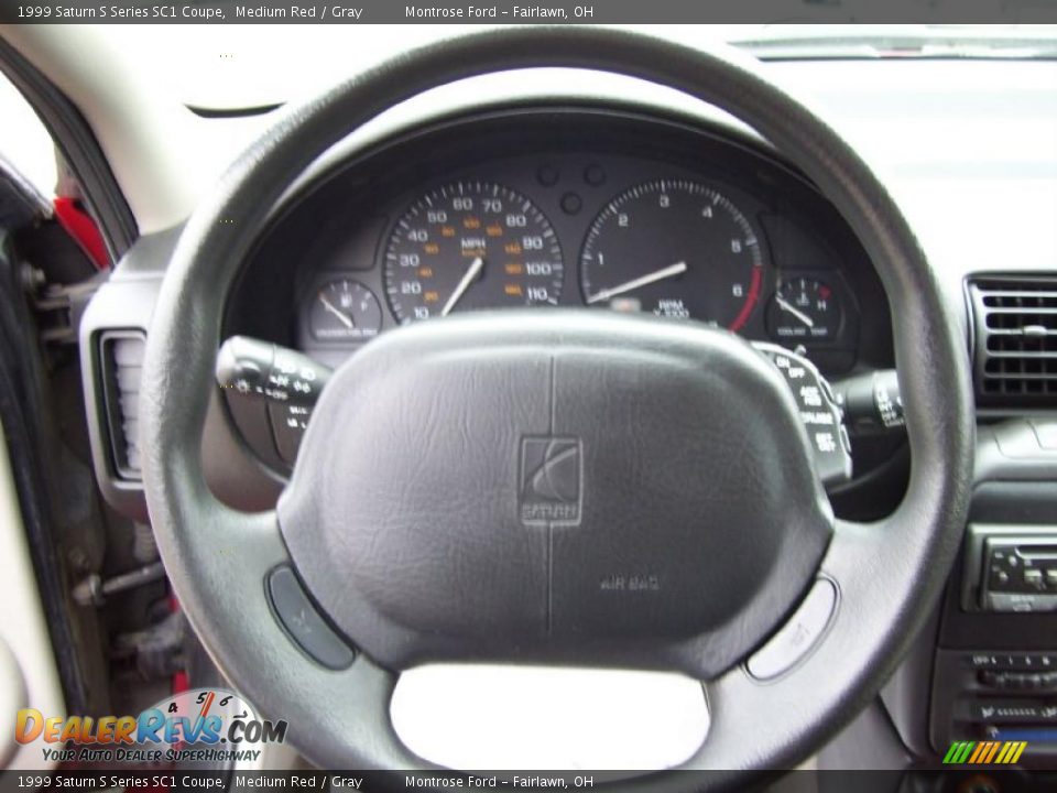 1999 Saturn S Series SC1 Coupe Steering Wheel Photo #18