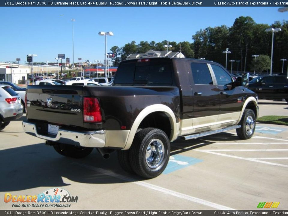Rugged Brown Pearl 2011 Dodge Ram 3500 HD Laramie Mega Cab 4x4 Dually Photo #5