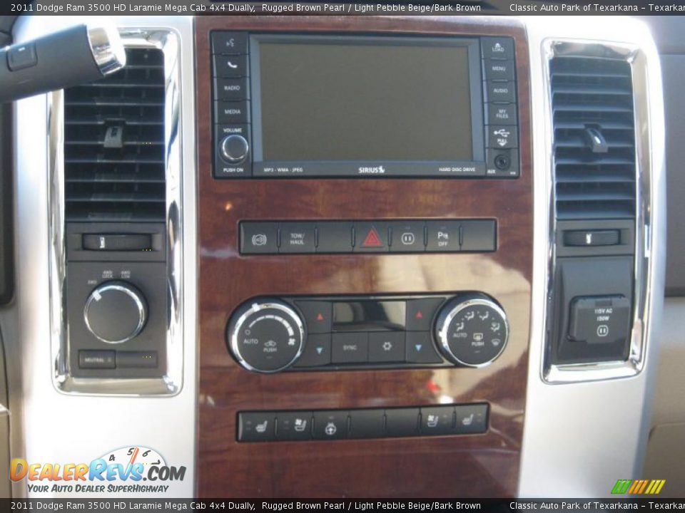 Controls of 2011 Dodge Ram 3500 HD Laramie Mega Cab 4x4 Dually Photo #9