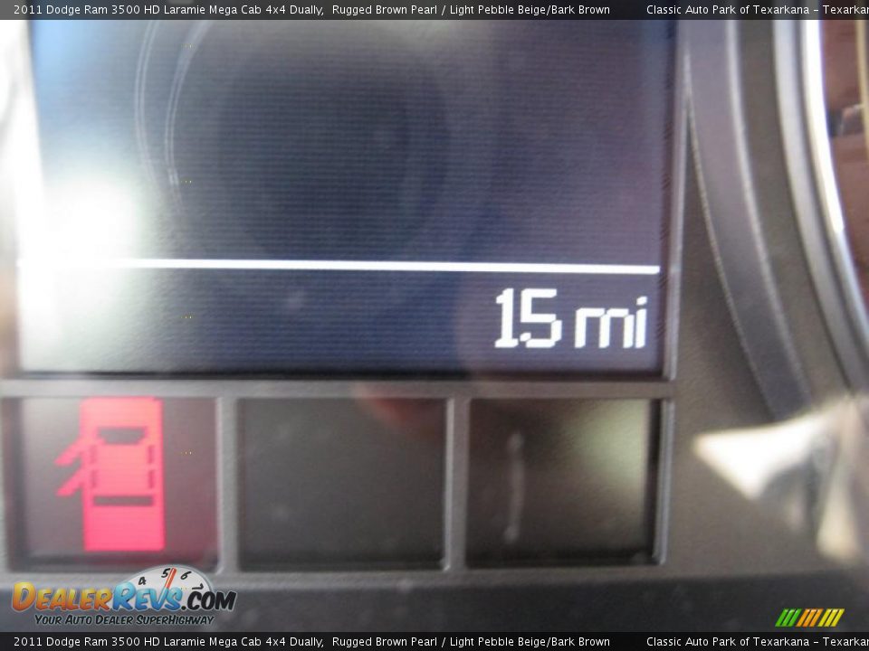 2011 Dodge Ram 3500 HD Laramie Mega Cab 4x4 Dually Rugged Brown Pearl / Light Pebble Beige/Bark Brown Photo #11