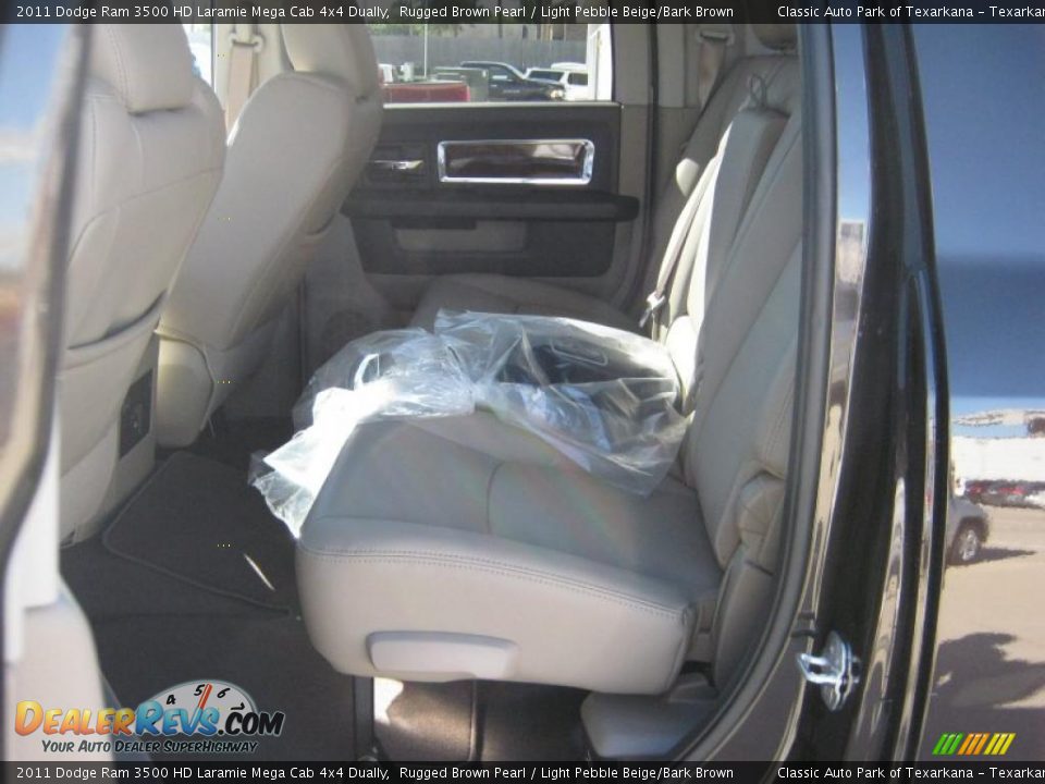 2011 Dodge Ram 3500 HD Laramie Mega Cab 4x4 Dually Rugged Brown Pearl / Light Pebble Beige/Bark Brown Photo #17