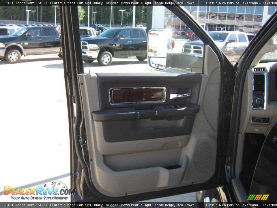 2011 Dodge Ram 3500 HD Laramie Mega Cab 4x4 Dually Rugged Brown Pearl / Light Pebble Beige/Bark Brown Photo #18