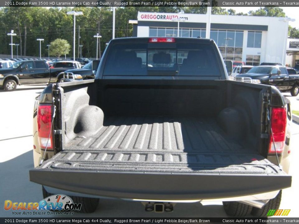 2011 Dodge Ram 3500 HD Laramie Mega Cab 4x4 Dually Rugged Brown Pearl / Light Pebble Beige/Bark Brown Photo #22
