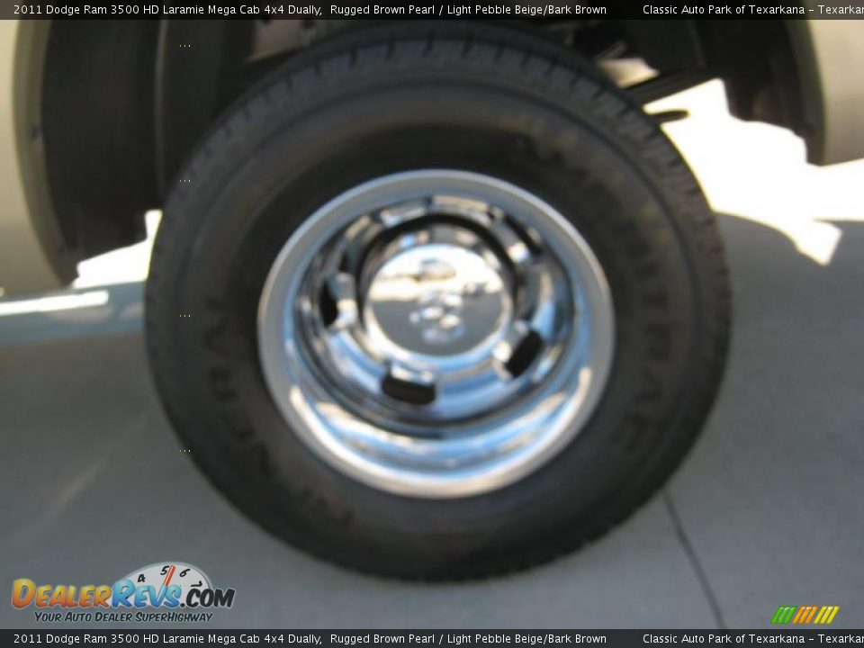 2011 Dodge Ram 3500 HD Laramie Mega Cab 4x4 Dually Rugged Brown Pearl / Light Pebble Beige/Bark Brown Photo #24