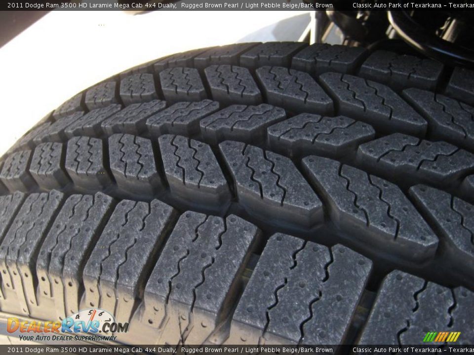 2011 Dodge Ram 3500 HD Laramie Mega Cab 4x4 Dually Rugged Brown Pearl / Light Pebble Beige/Bark Brown Photo #26