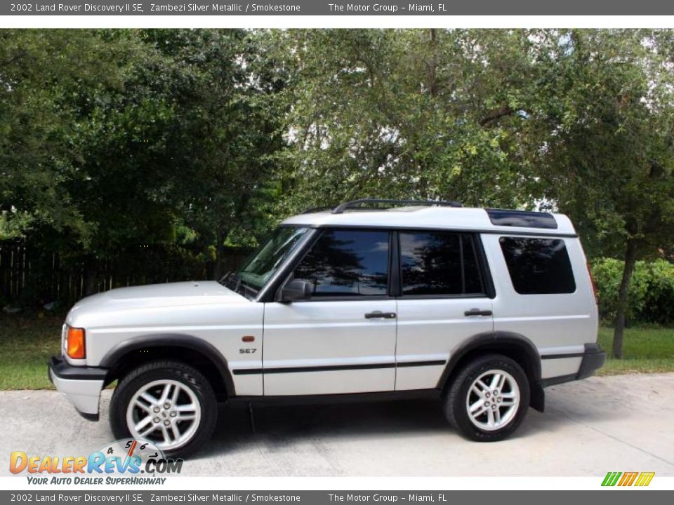 Zambezi Silver Metallic 2002 Land Rover Discovery II SE Photo #3