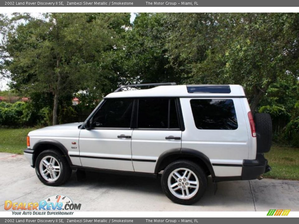 2002 Land Rover Discovery II SE Zambezi Silver Metallic / Smokestone Photo #5