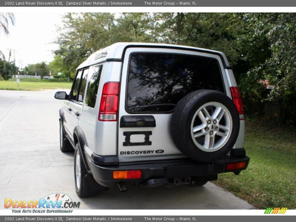 2002 Land Rover Discovery II SE Zambezi Silver Metallic / Smokestone Photo #9