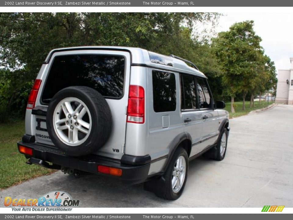 2002 Land Rover Discovery II SE Zambezi Silver Metallic / Smokestone Photo #12