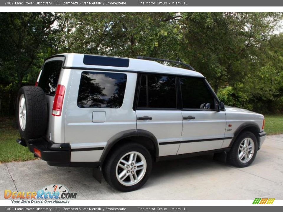 2002 Land Rover Discovery II SE Zambezi Silver Metallic / Smokestone Photo #13