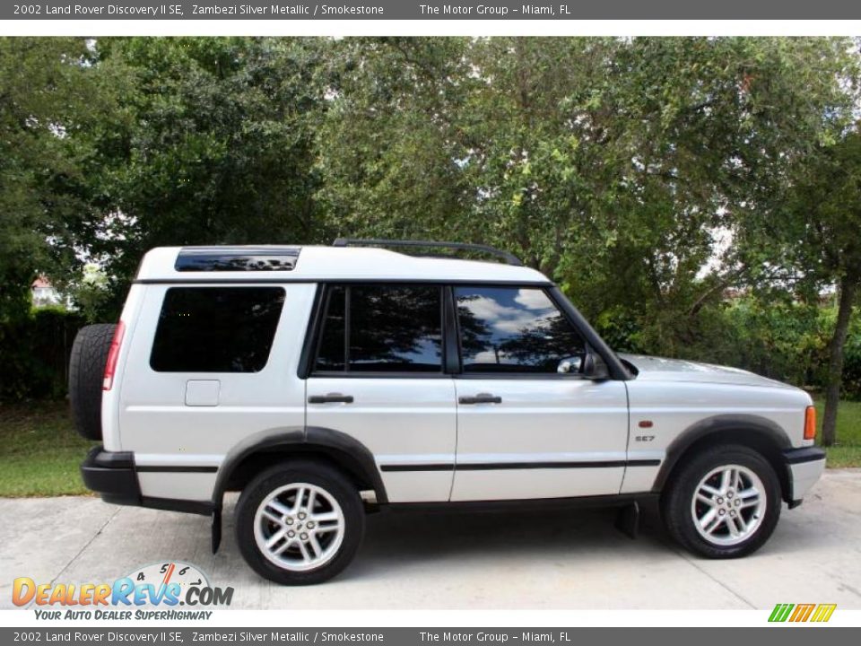 Zambezi Silver Metallic 2002 Land Rover Discovery II SE Photo #14