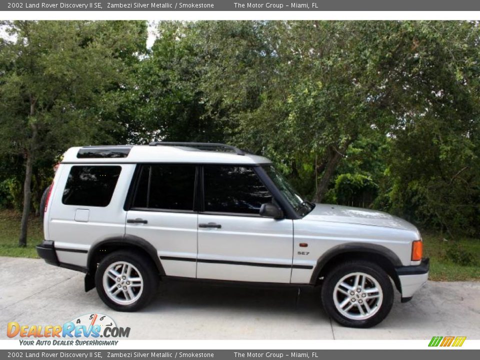 2002 Land Rover Discovery II SE Zambezi Silver Metallic / Smokestone Photo #15
