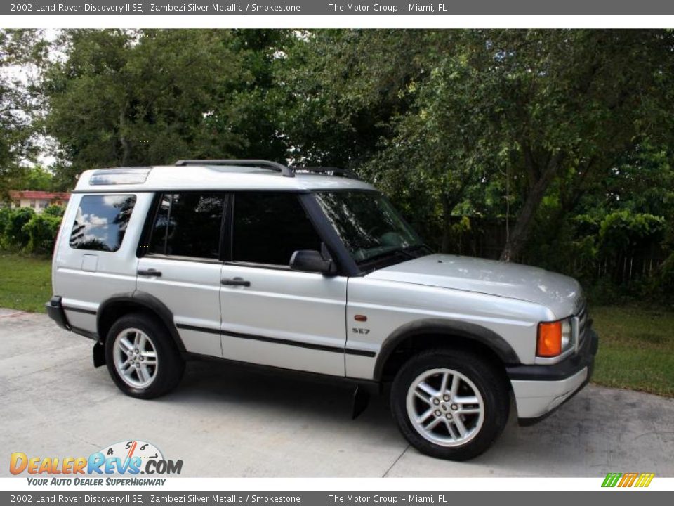 2002 Land Rover Discovery II SE Zambezi Silver Metallic / Smokestone Photo #16