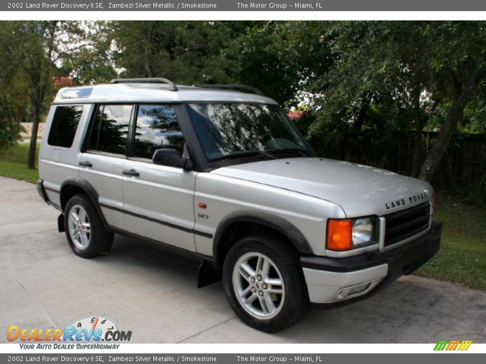 2002 Land Rover Discovery II SE Zambezi Silver Metallic / Smokestone Photo #17