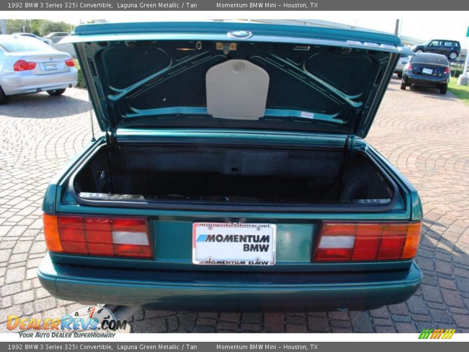 1992 BMW 3 Series 325i Convertible Laguna Green Metallic / Tan Photo #11
