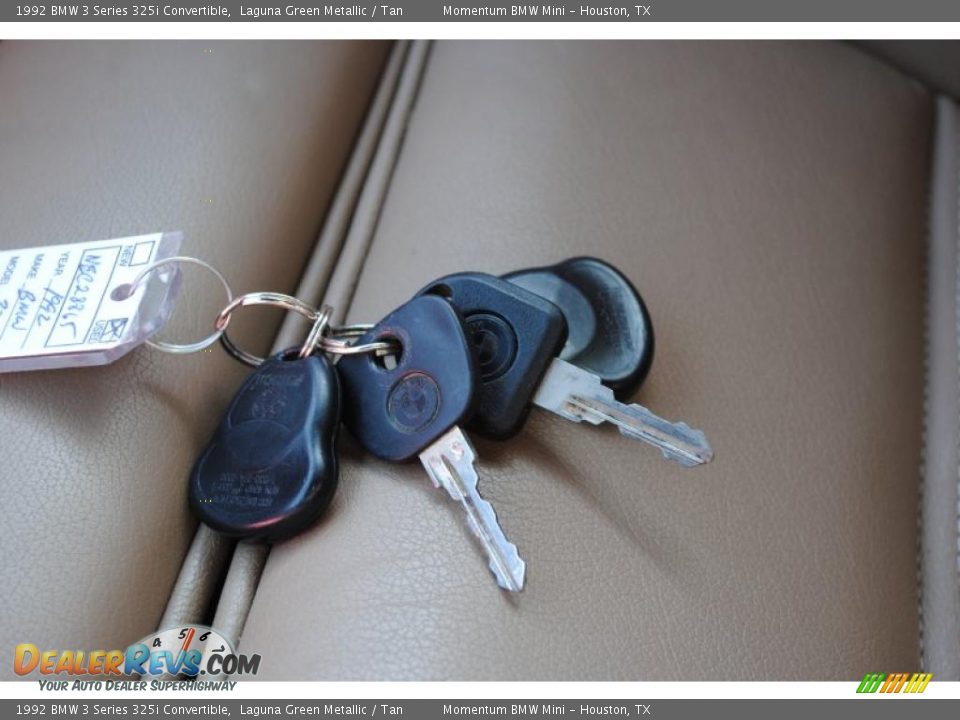 1992 BMW 3 Series 325i Convertible Laguna Green Metallic / Tan Photo #20