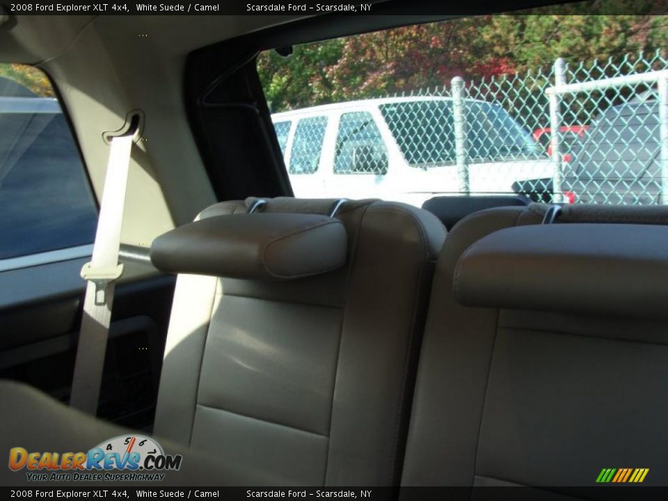 2008 Ford Explorer XLT 4x4 White Suede / Camel Photo #9