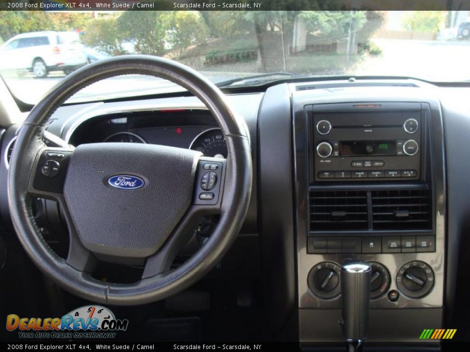 2008 Ford Explorer XLT 4x4 White Suede / Camel Photo #21