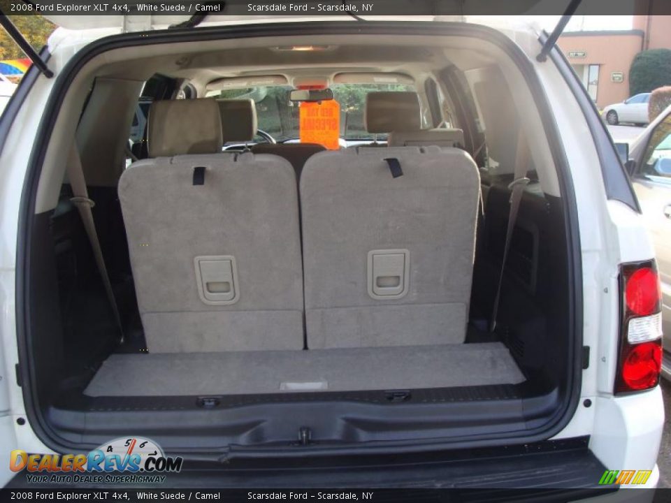 2008 Ford Explorer XLT 4x4 White Suede / Camel Photo #28