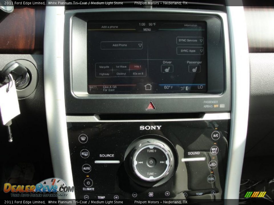 Controls of 2011 Ford Edge Limited Photo #30