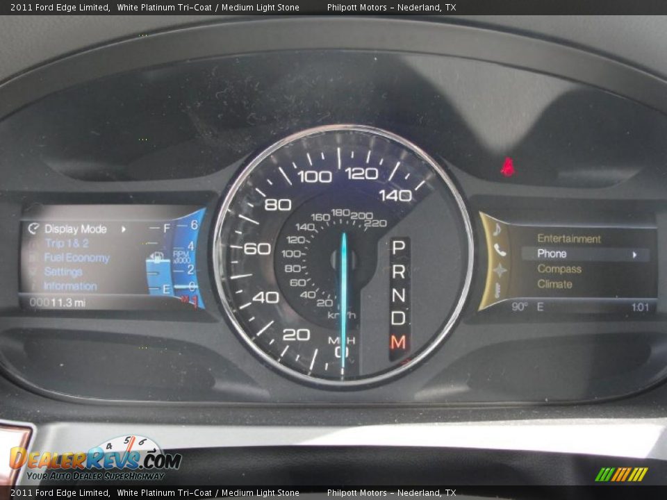 2011 Ford Edge Limited Gauges Photo #34