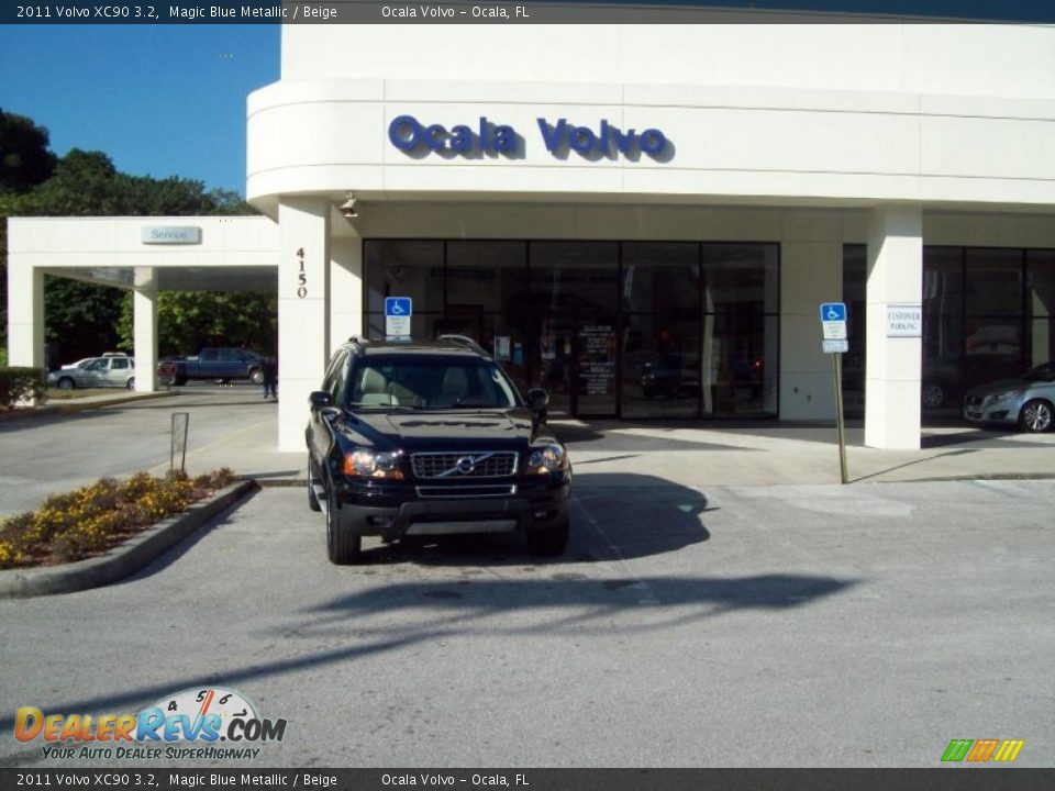 2011 Volvo XC90 3.2 Magic Blue Metallic / Beige Photo #1