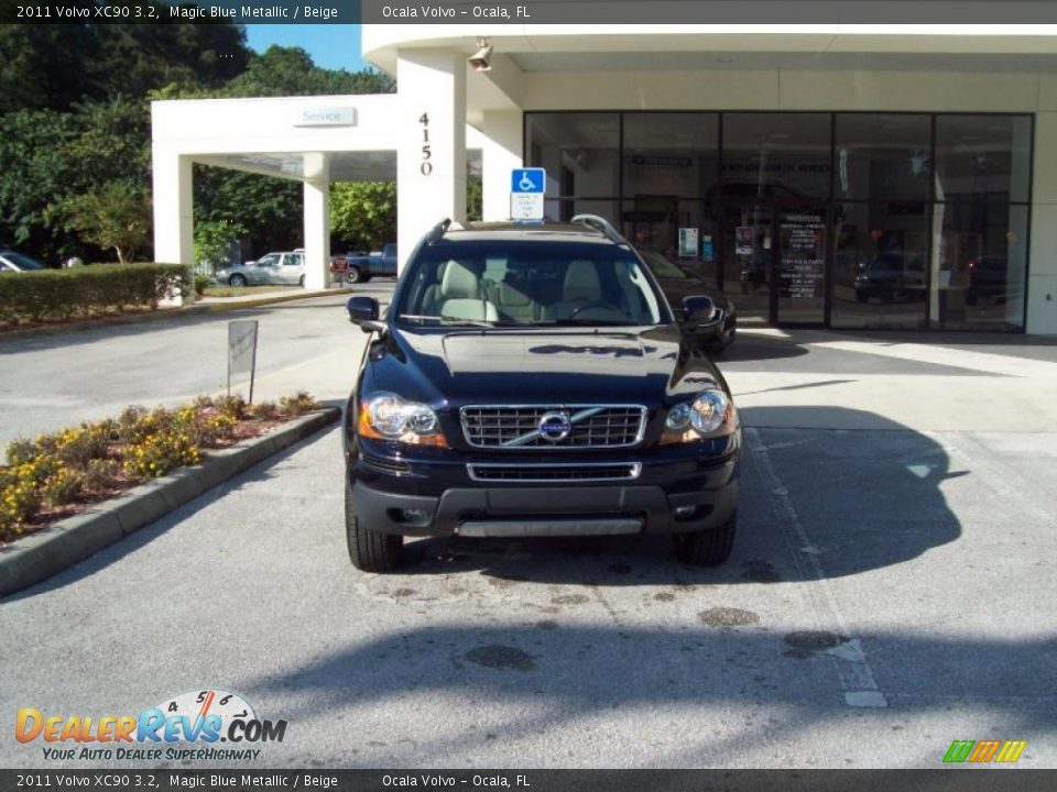 2011 Volvo XC90 3.2 Magic Blue Metallic / Beige Photo #2