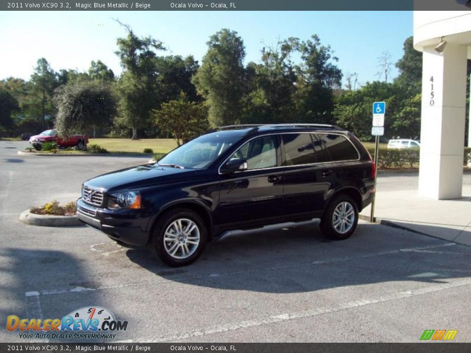 2011 Volvo XC90 3.2 Magic Blue Metallic / Beige Photo #4