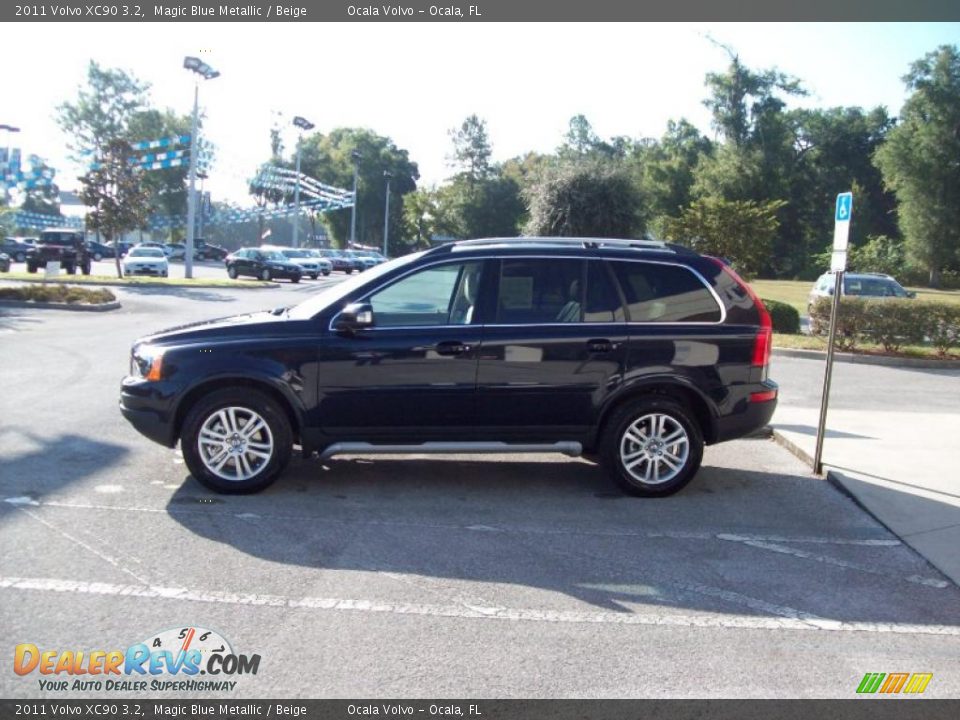 2011 Volvo XC90 3.2 Magic Blue Metallic / Beige Photo #5