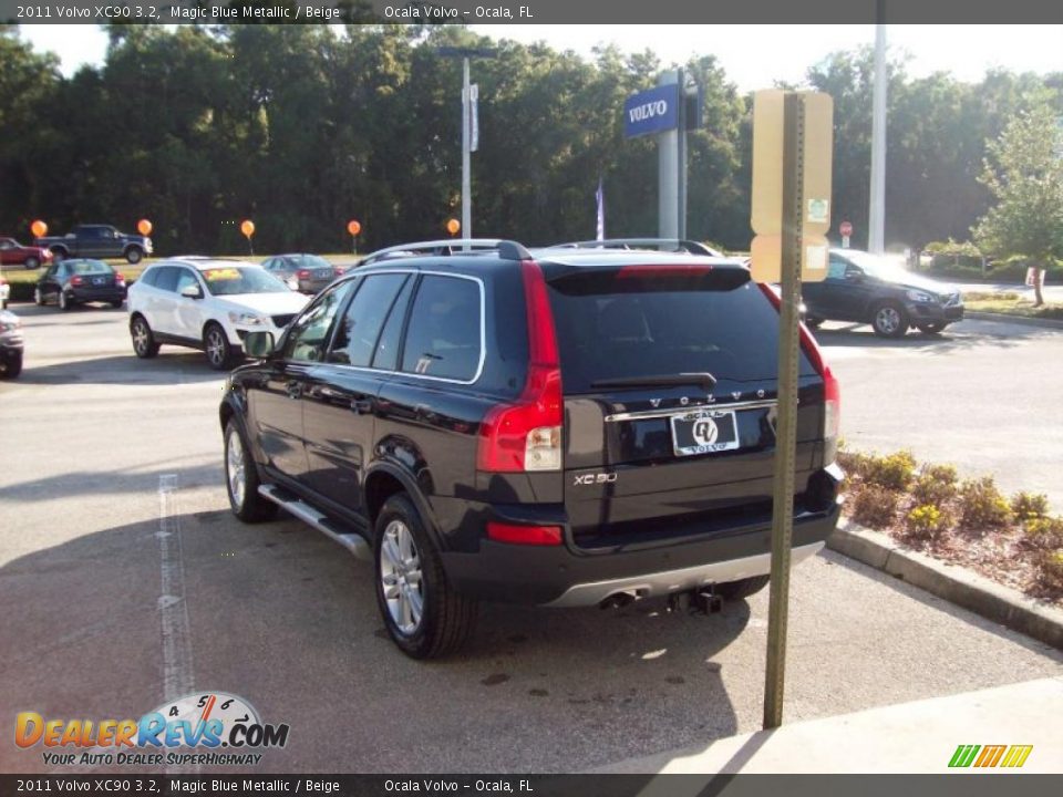 2011 Volvo XC90 3.2 Magic Blue Metallic / Beige Photo #7