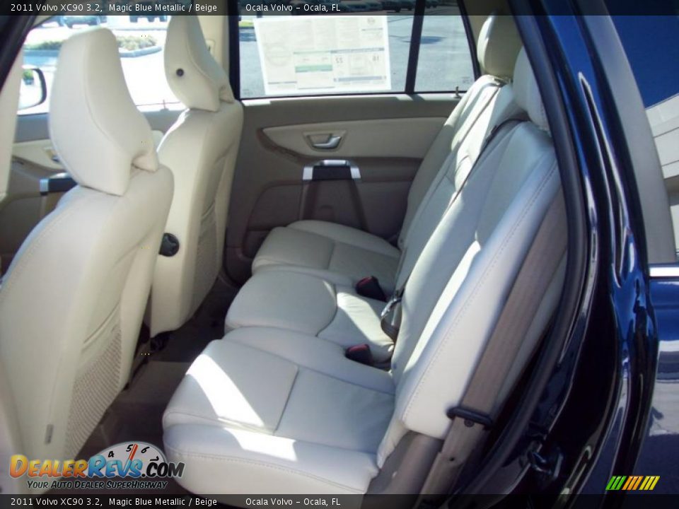 2011 Volvo XC90 3.2 Magic Blue Metallic / Beige Photo #13