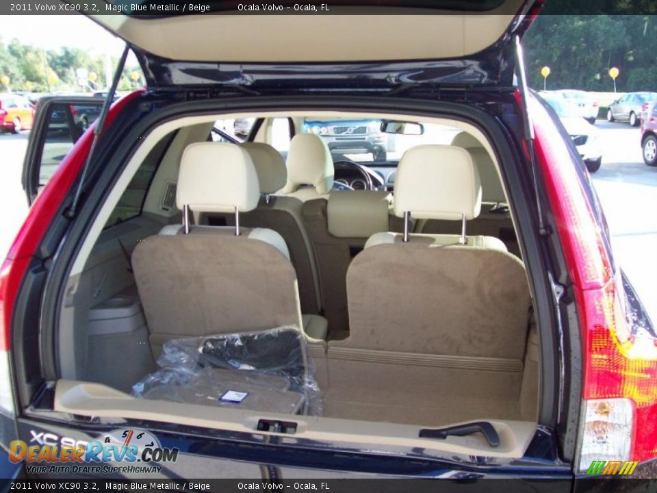 2011 Volvo XC90 3.2 Magic Blue Metallic / Beige Photo #14