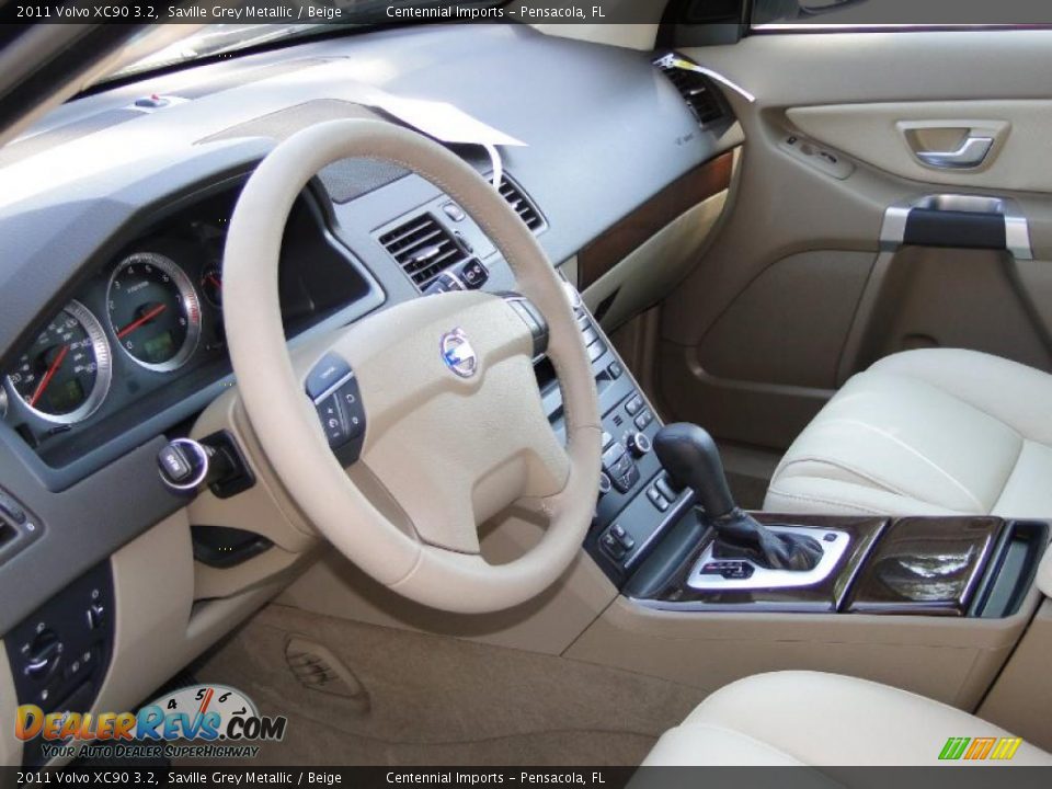 Beige Interior - 2011 Volvo XC90 3.2 Photo #6