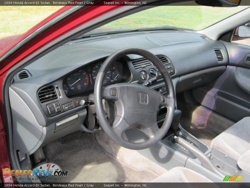 Gray Interior - 1994 Honda Accord EX Sedan Photo #3