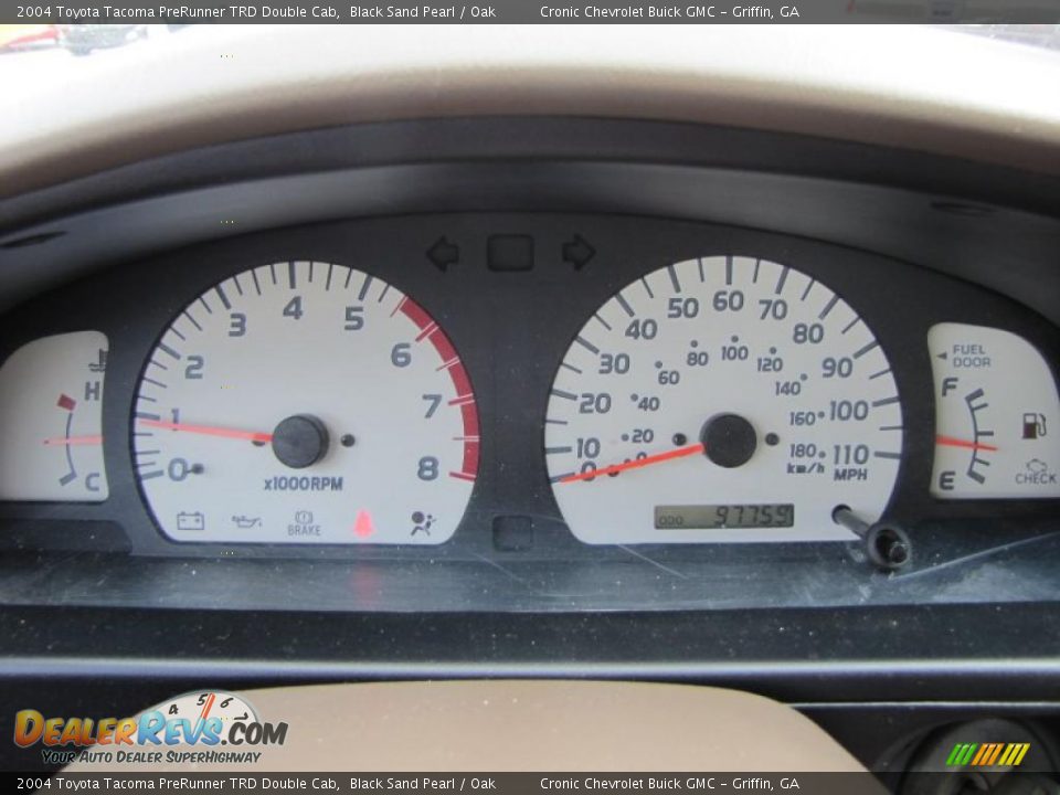 2004 Toyota Tacoma PreRunner TRD Double Cab Gauges Photo #17